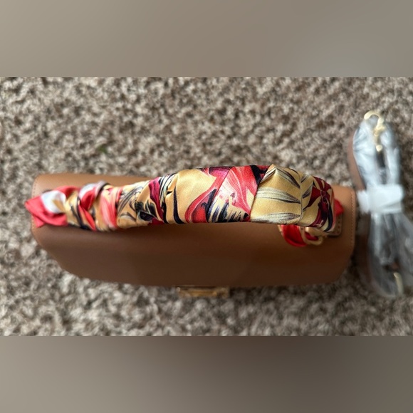 Aldo Tan Mini Bag with Multicolor Handle - Picture 3 of 3